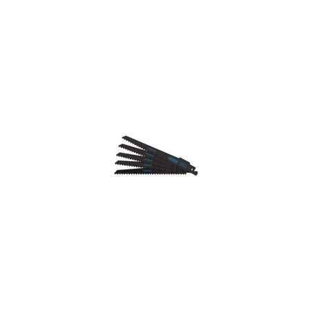 Bi-metal Reciprocating Saw Blades for Plaster Cutting, 150mm, 6tpi (Pack of 5): Model No. DS628DF