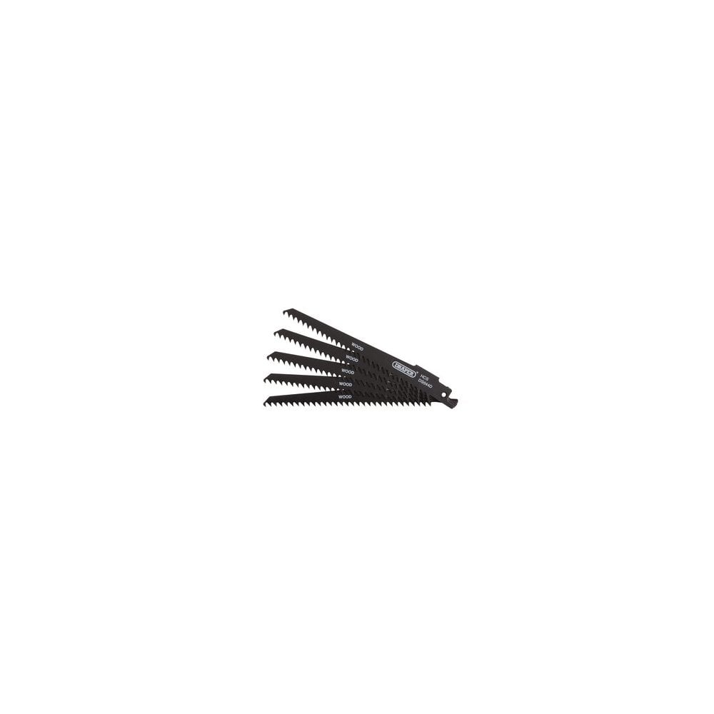 Reciprocating Saw Blades for Wood and Plastic Cutting, 150mm, 6tpi (Pack of 5): Model No. DS644D