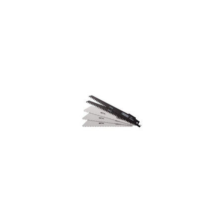 Assorted Reciprocating Saw Blades for Multi-Purpose Cutting, 150mm (Pack of 5): Model No. RSBCOM5