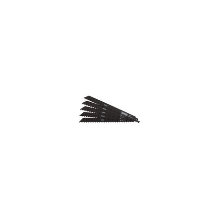 Reciprocating Saw Blades for Wood and Plastic Cutting, 225mm, 3tpi (Pack of 5): Model No. DS111K