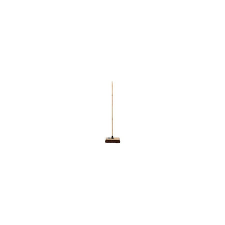 Stiff Bassine Broom Head with Plastic Bracket and Handle, 300mm: Model No. PBRM/BASS