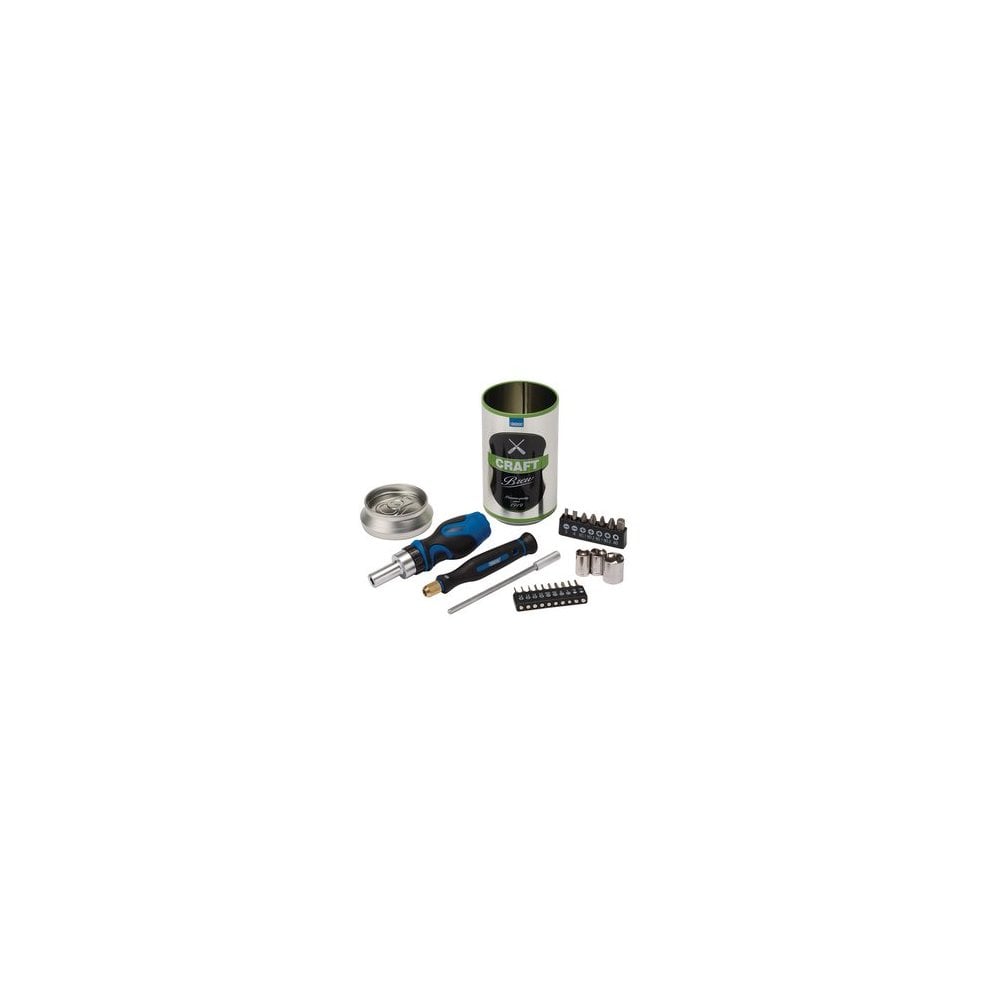 Stubby Ratchet Screwdriver and Bit Set, Special Edition - Craft Brew (23 Piece): Model No. SBS-BC/23