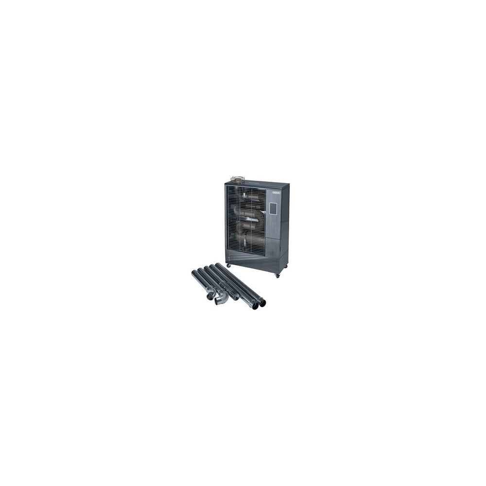 230V Far Infrared Diesel Heater with Flue Kit, 40,000 BTU/11.6kW: Model No. DSH400/FLUE