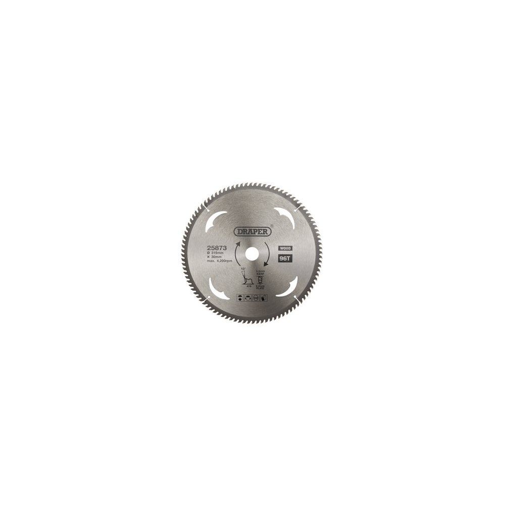 TCT Circular Saw Blade for Wood, 315 x 30mm, 96T: Model No. SBW20