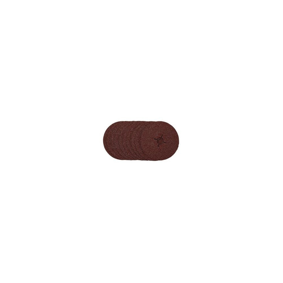 Fibre Sanding Discs, 125mm, 24 Grit, (Pack of 10): Model No. SDFD125
