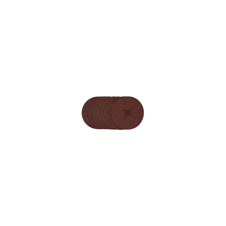Fibre Sanding Discs, 125mm, 36 Grit, (Pack of 10): Model No. SDFD125