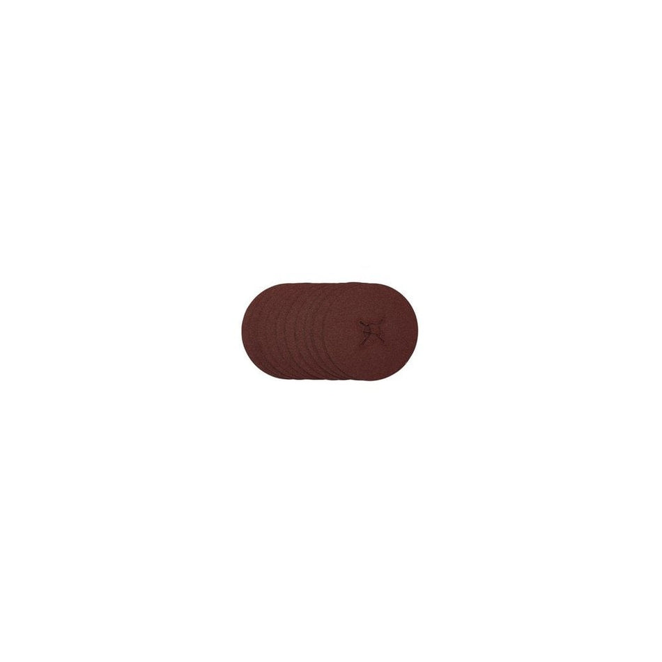 Fibre Sanding Discs, 125mm, 60 Grit, (Pack of 10): Model No. SDFD125