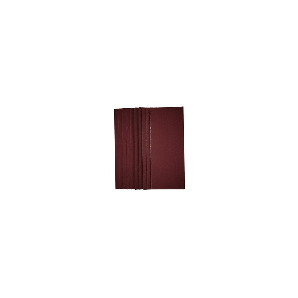 1/2 Sanding Sheets, 115 x 280mm, 120 Grit (Pack of 10): Model No. SSA6