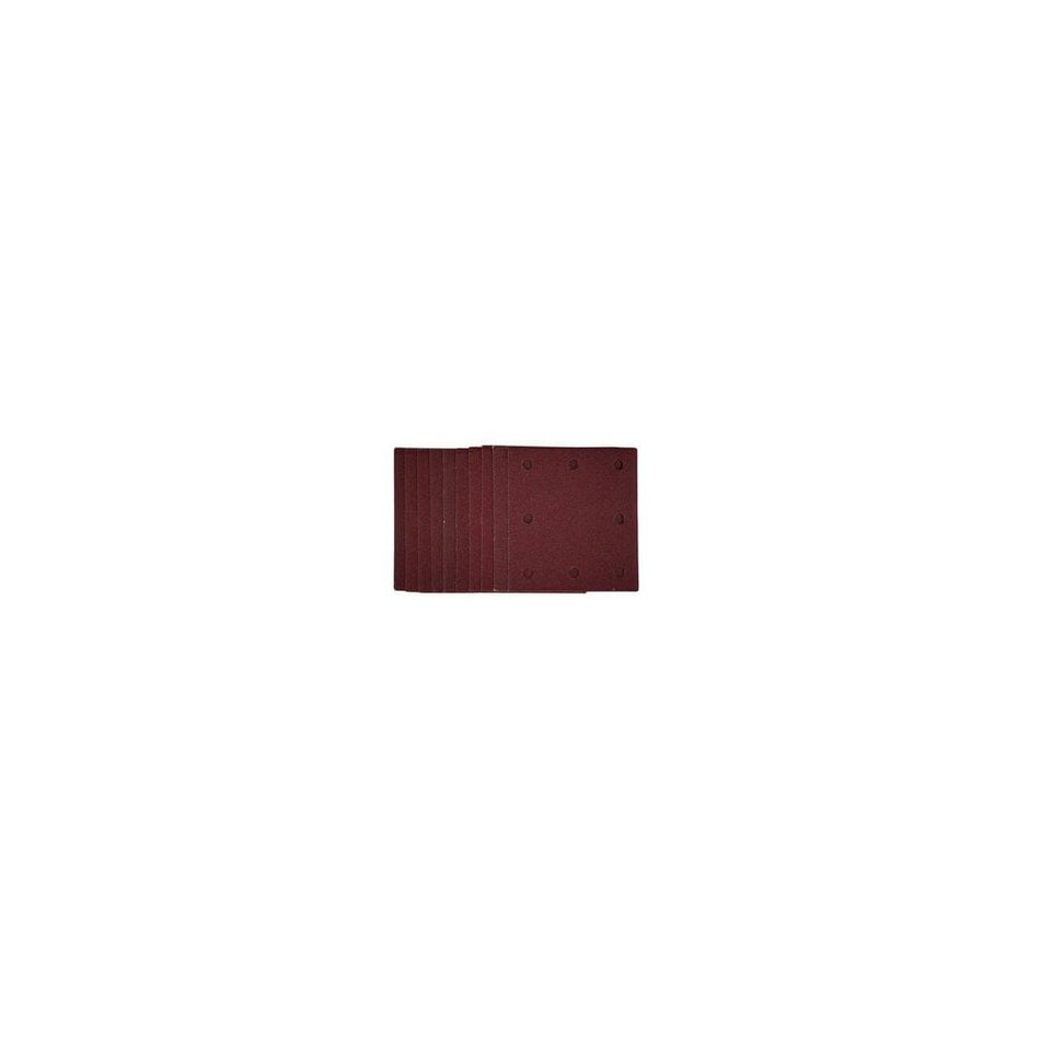1/4 Sanding Sheets with Hook and Loop, 115 x 105mm, 80 Grit (Pack of 10): Model No. SSA1