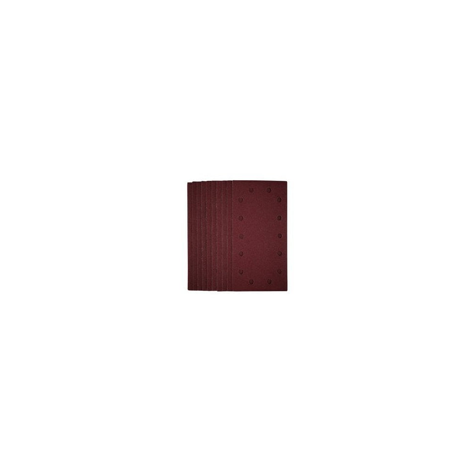1/2 Sanding Sheets with Hook and Loop, 115 x 230mm, 80 Grit (Pack of 10): Model No. SSA5