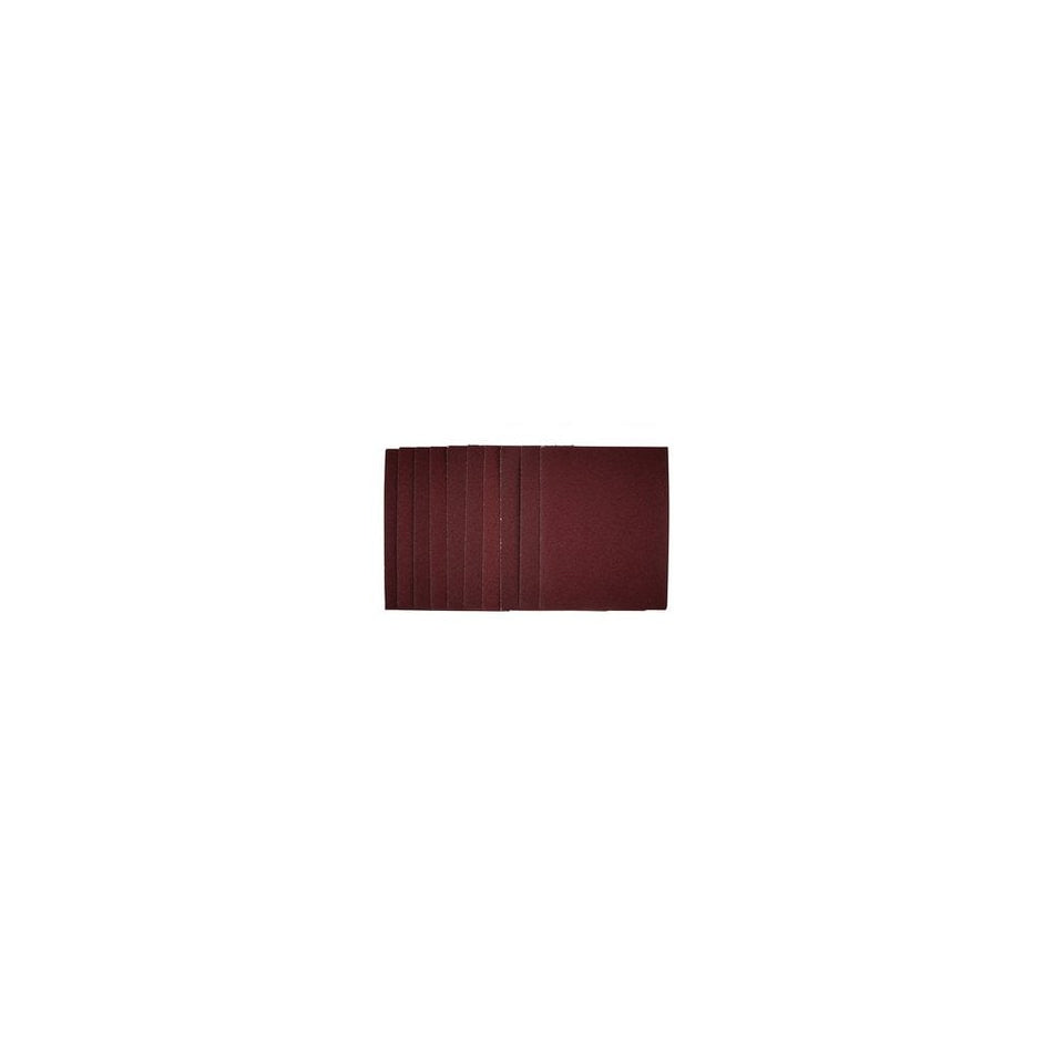 1/4 Sanding Sheets, 115 x 150mm, 80 Grit (Pack of 10): Model No. SSA2