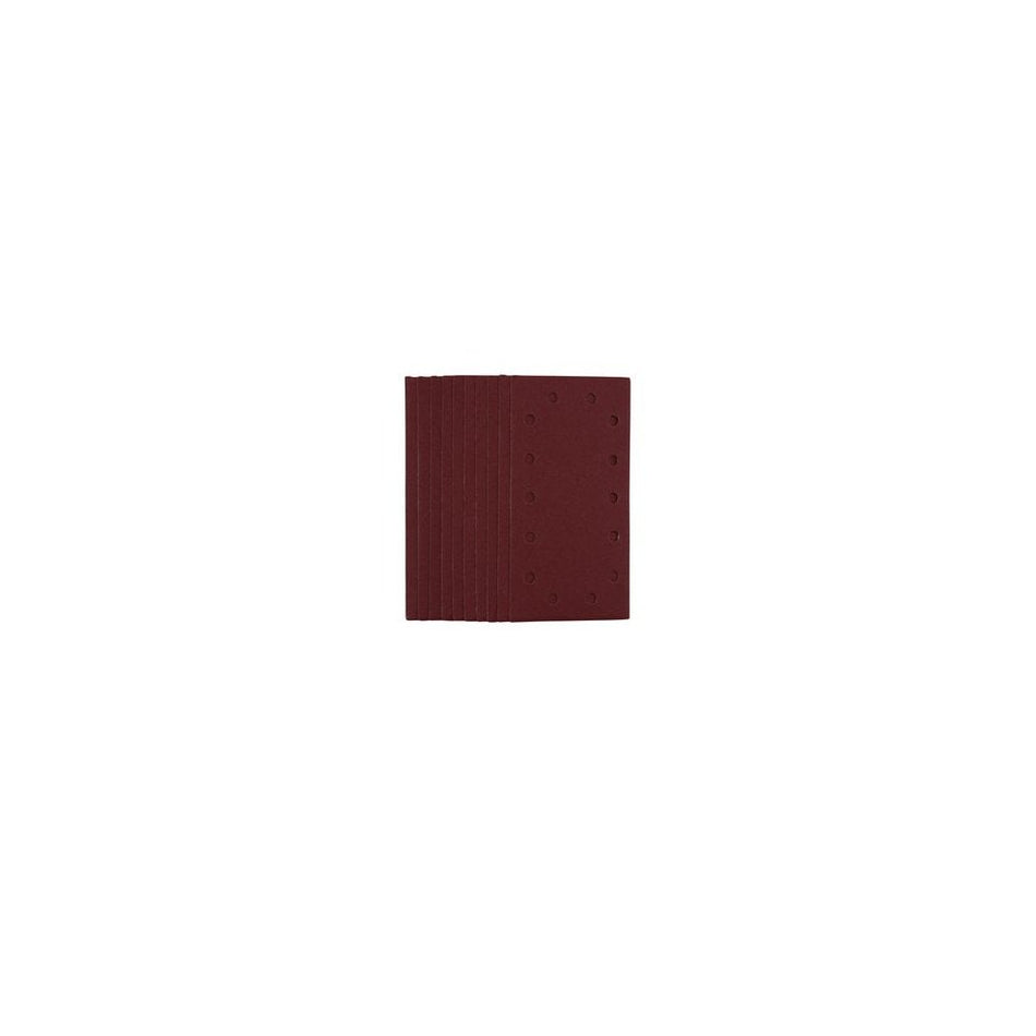 1/2 Sanding Sheets with Hook and Loop, 115 x 230mm, 120 Grit (Pack of 10): Model No. SSA5