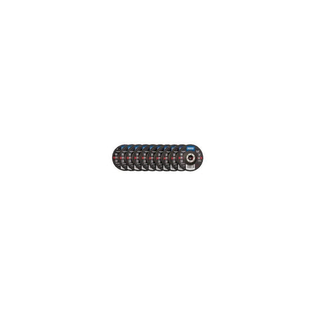Zirconium Oxide Flap Discs, 115 x 22.23mm, 80 Grit (Pack of 10): Model No. FDZB115