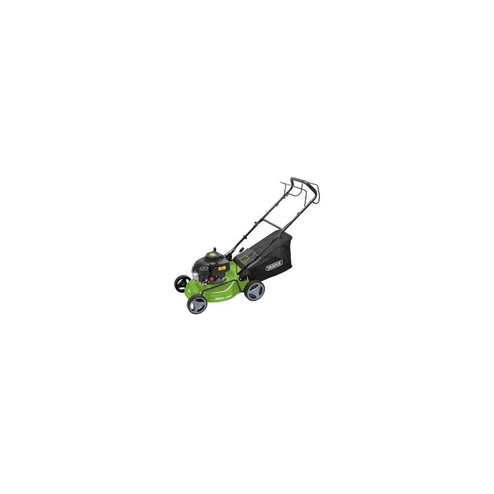 Steel Deck Petrol Lawn Mower, 420mm, 132cc/3.3HP: Model No. LMP410SP