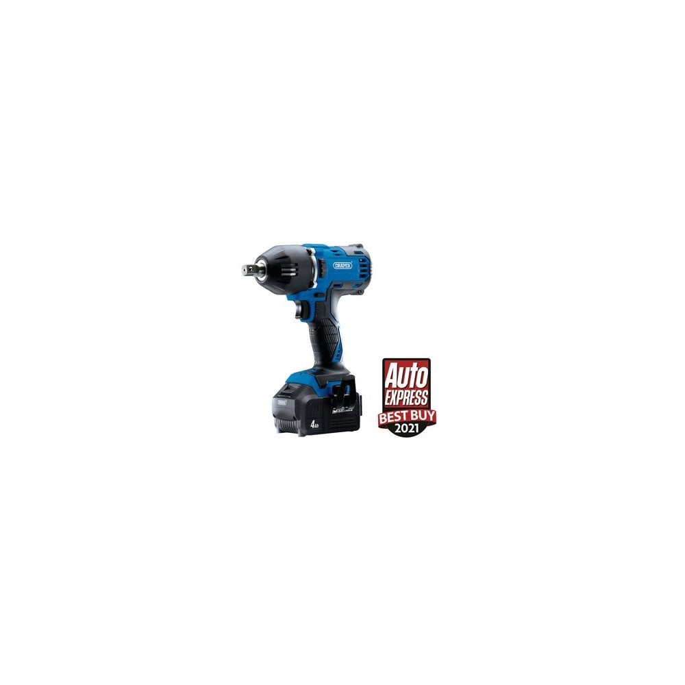 D20 20V Brushless Mid-Torque Impact Wrench, 1/2", 400Nm, 2 x 4.0Ah Batteries, 1 x Charger: Model No. D20IW400SET/2