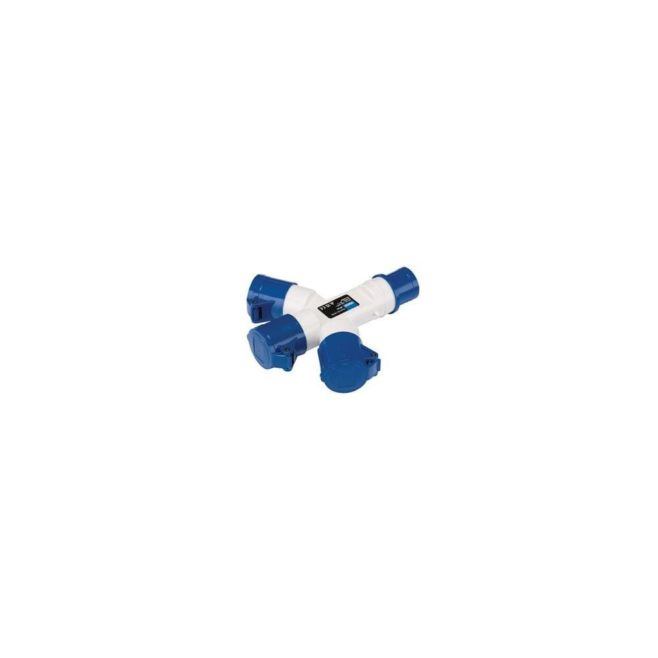 230V 3-Way Splitter, 16A: Model No. 230VSSP16