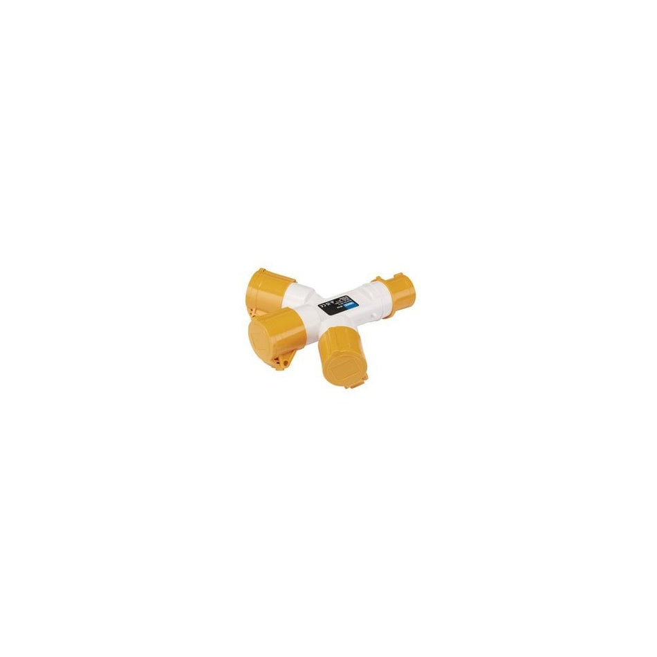 110V 3-Way Splitter, 16A: Model No. 110VSSP16