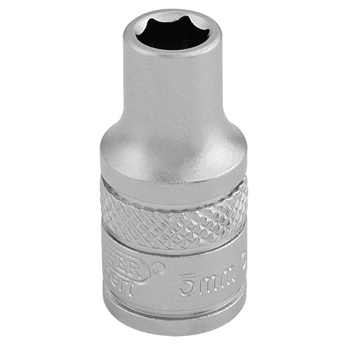 DRAPER 1/4" Square Drive Socket (5mm): Model No. B-MM/MS