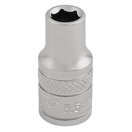 DRAPER 1/4" Square Drive Socket (5.5mm): Model No. B-MM/MS