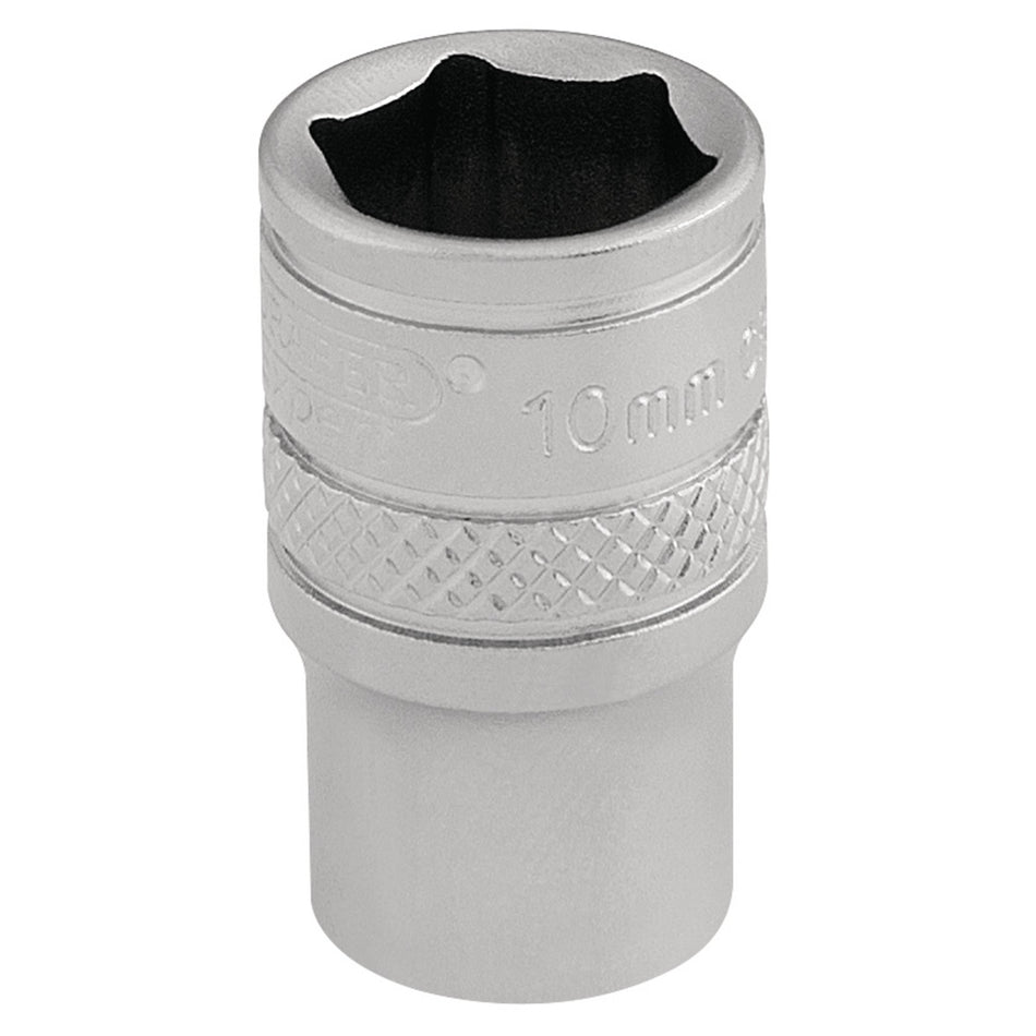 DRAPER 1/4" Square Drive Socket (10mm): Model No. B-MM/MS