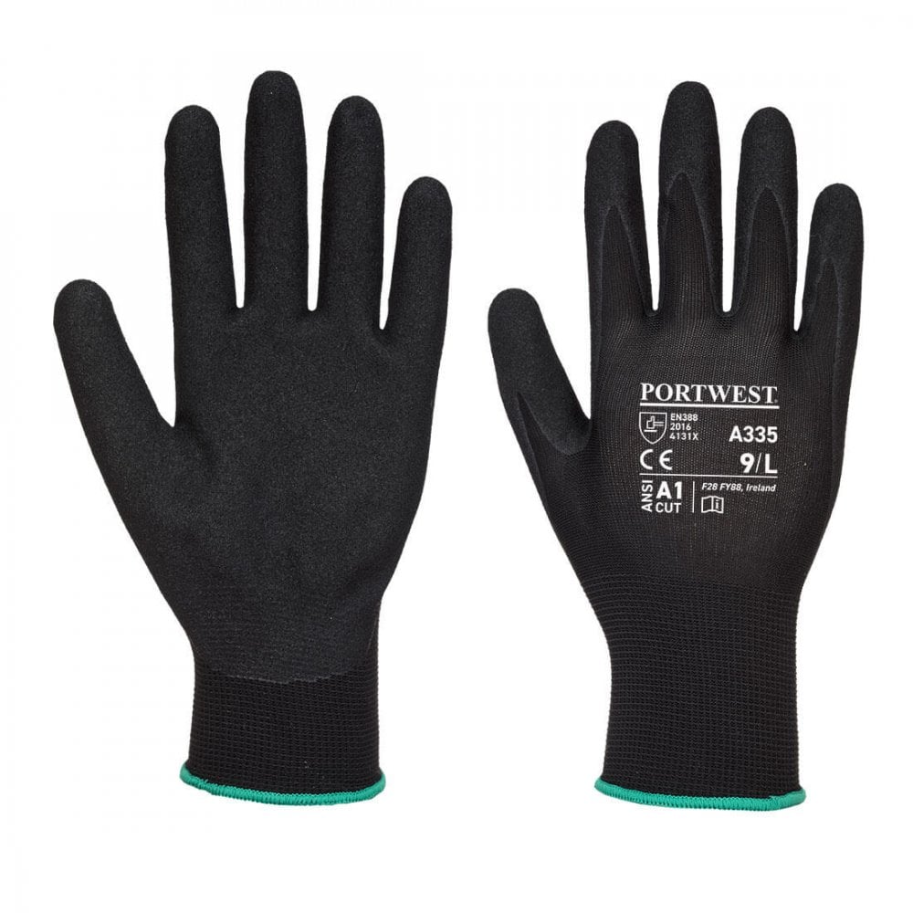 Portwest Dermi-Grip NPR15 Nitrile Sandy Glove A335