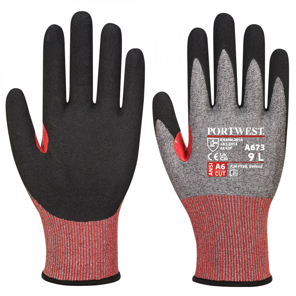 Portwest CS AHR18 Nitrile Foam Cut Glove A673