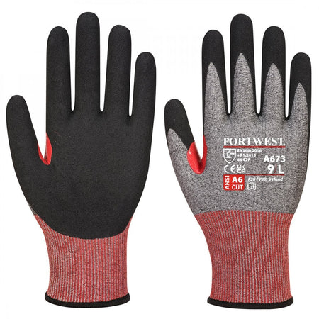 Portwest CS AHR18 Nitrile Foam Cut Glove A673