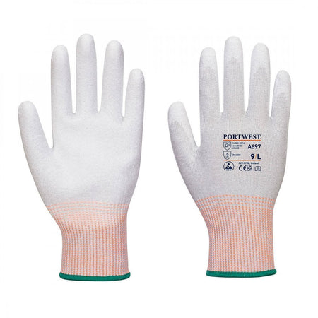 Portwest LR13 ESD PU Palm Glove - 12 pack A697