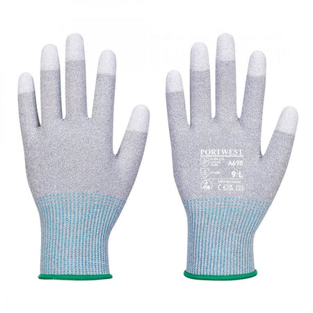Portwest MR13 ESD PU Fingertip Glove - 12 Pack A698