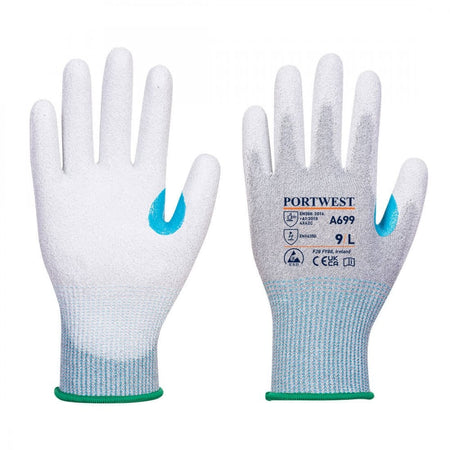 Portwest MR13 ESD PU Palm Glove - 12 pack A699