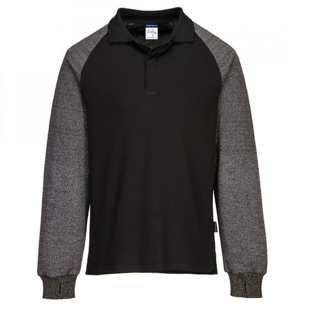 Portwest Polo Shirt with Cut Resistant Sleeves CR15