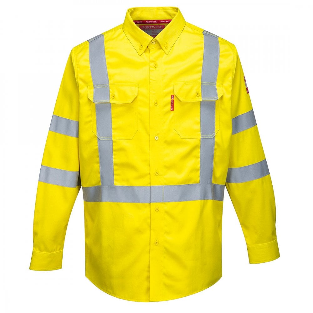 Portwest Bizflame 88/12 FR Hi-Vis Shirt FR95