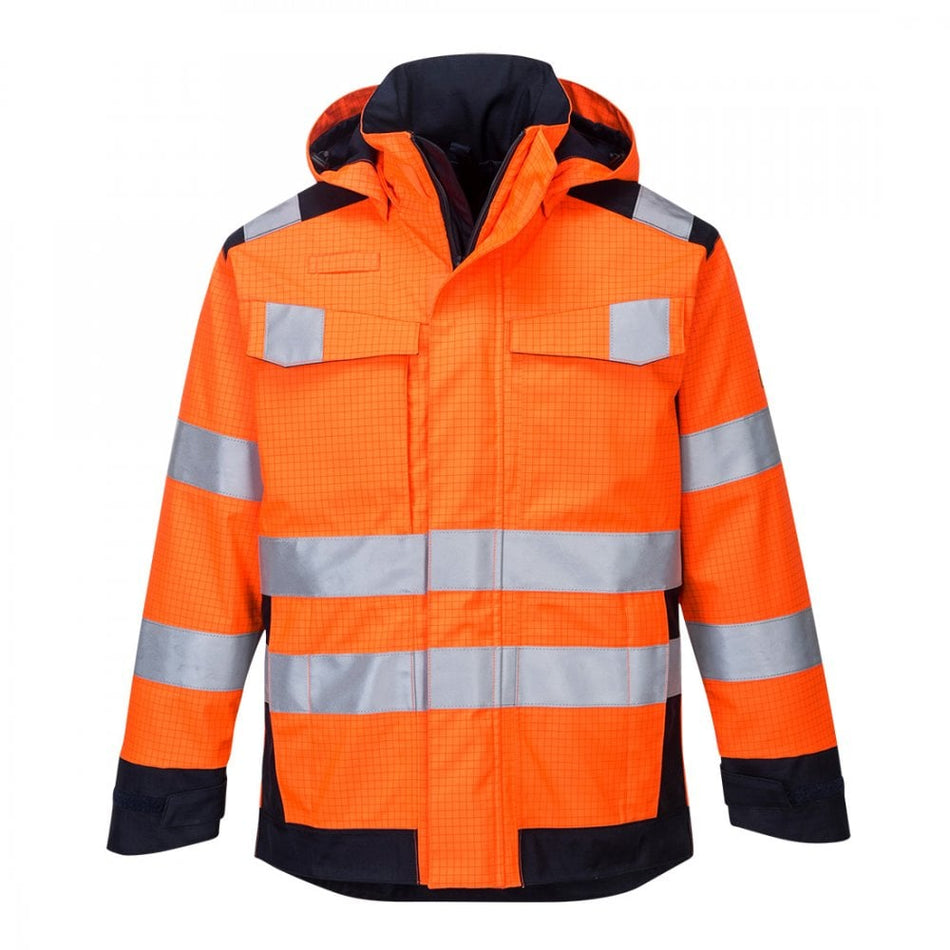 Portwest Modaflame Rain Multi Norm Arc Jacket MV70