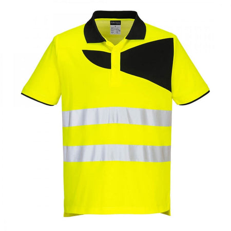 Portwest PW2 Hi-Vis Polo Shirt S/S PW212