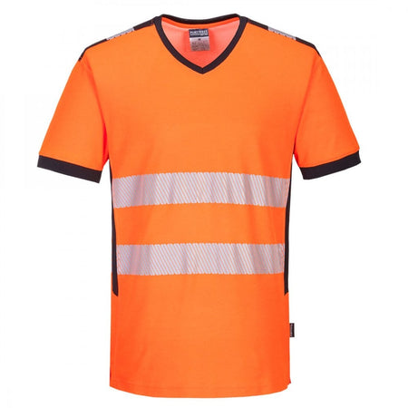 Portwest PW3 Hi-Vis V-Neck T-Shirt PW310