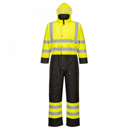 Portwest Hi-Vis Contrast Coverall - Lined S485