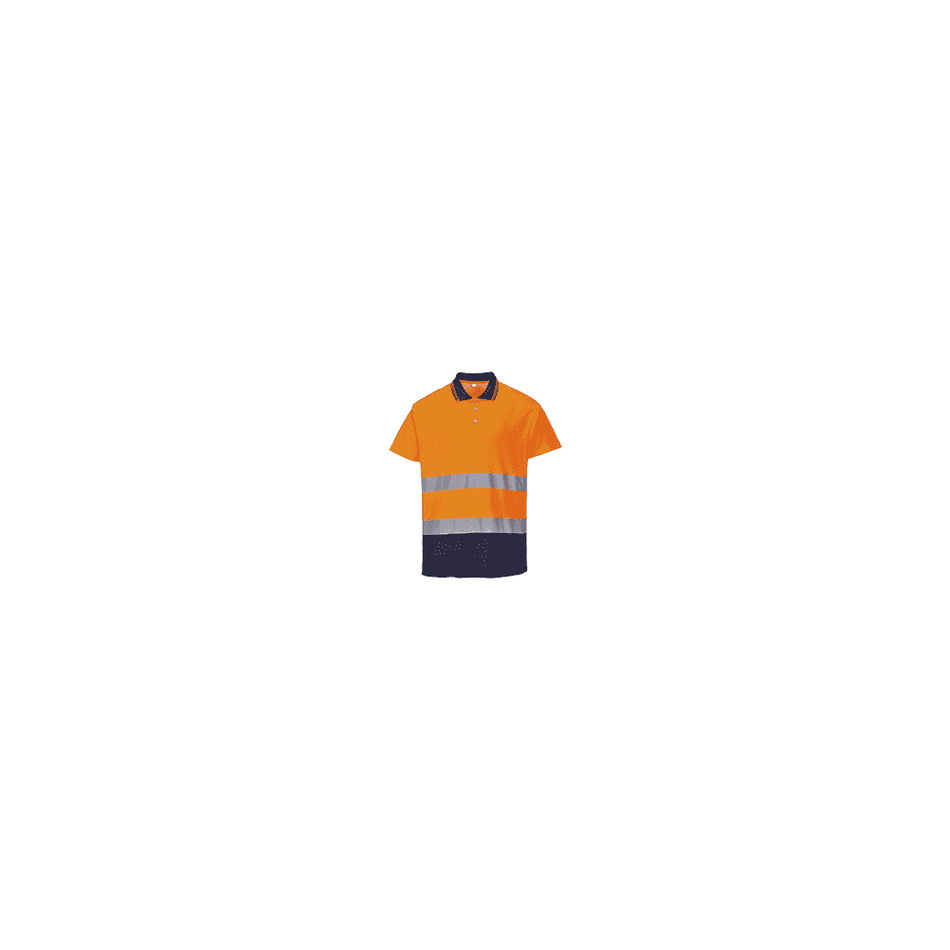 2-Tone Cotton Comfort Polo - Style PW- S174