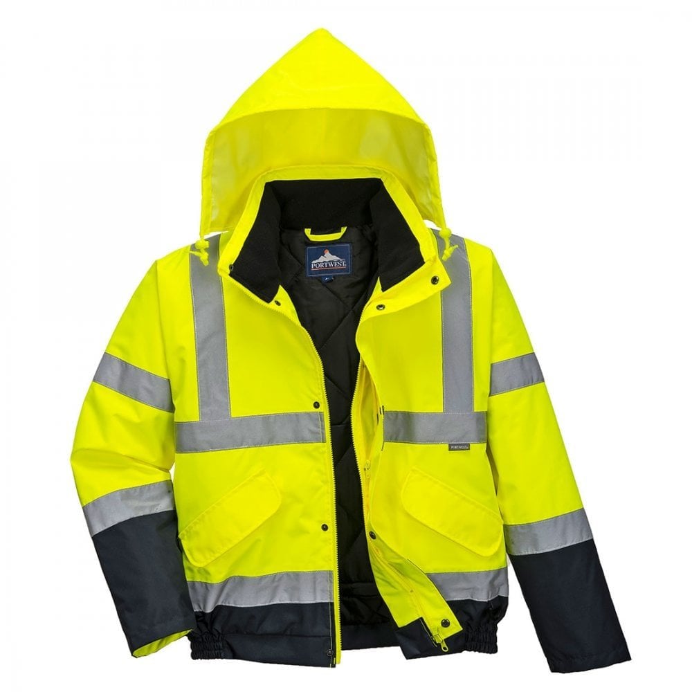Hi-Vis 2-Tone Bomber Jacket - Style PW- S266