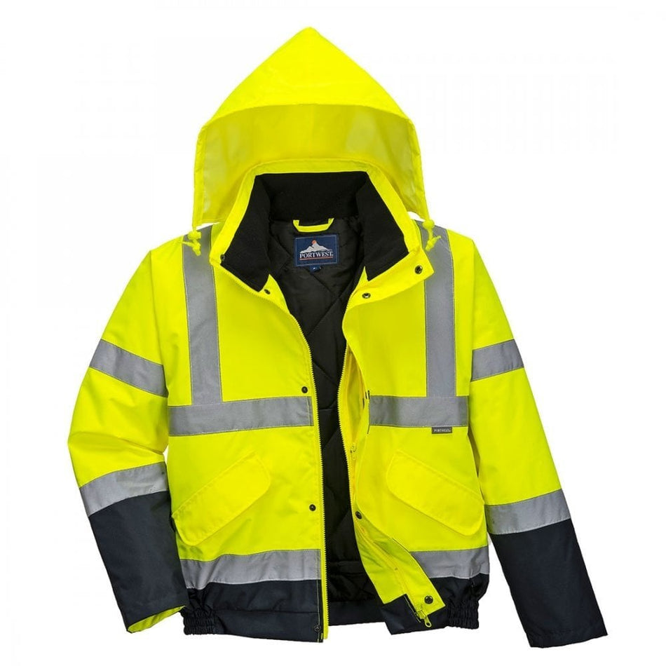 Hi-Vis 2-Tone Bomber Jacket - Style PW- S266