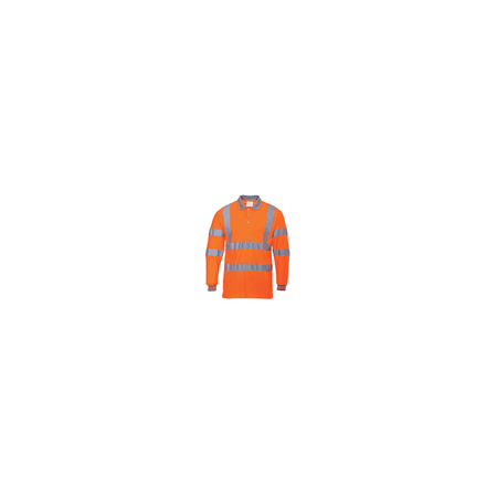 Portwest Hi-Vis Long Sleeved Polo S277