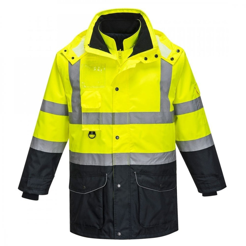 Hi-Vis 7in1 Contrast Jacket - Style PW- S426