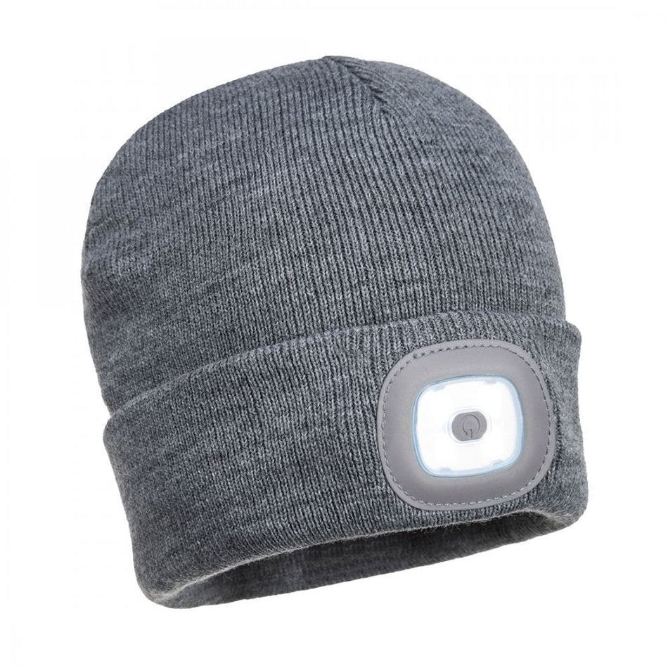 Portwest Beanie USB Rechargeable LED Head Light B029