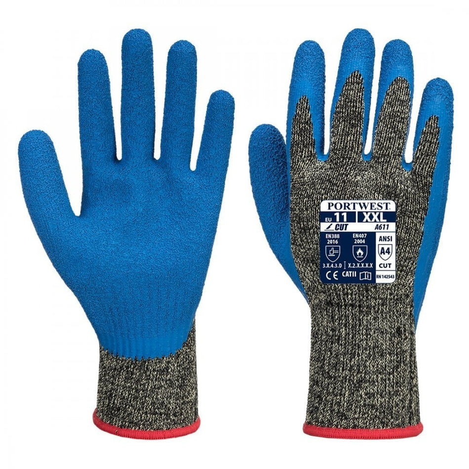 Aramid HR Cut Latex Glove - Style PW- A611