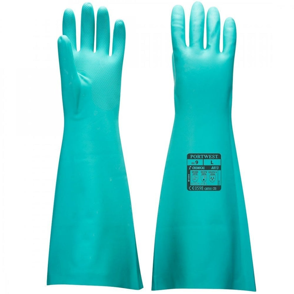Nitrile Gauntlet 48cm - Style PW- A813