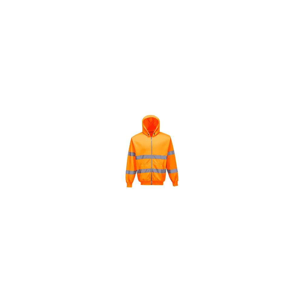 Portwest Hi-Vis Zip Front Hoodie B305