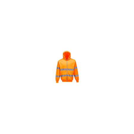 Portwest Hi-Vis Zip Front Hoodie B305