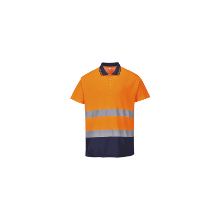 2-Tone Cotton Comfort Polo - Style PW- S174