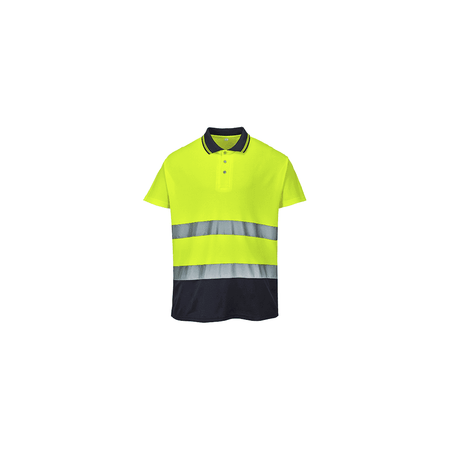 2-Tone Cotton Comfort Polo - Style PW- S174