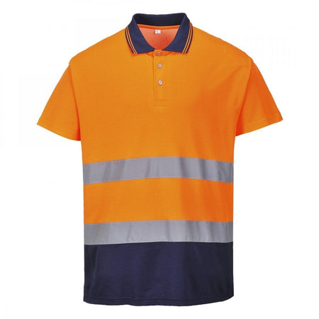 2-Tone Cotton Comfort Polo - Style PW- S174
