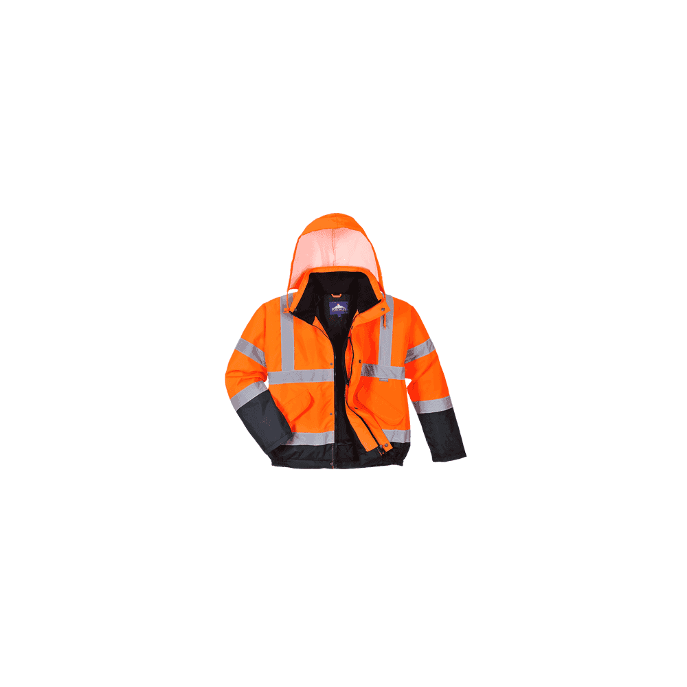 Hi-Vis 2-Tone Bomber Jacket - Style PW- S266